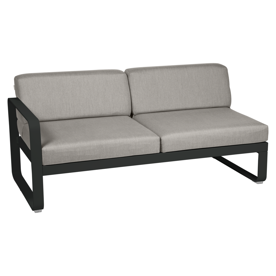 Fermob- Bellevie 2 Seater Left Module - Grey Taupe Cushions