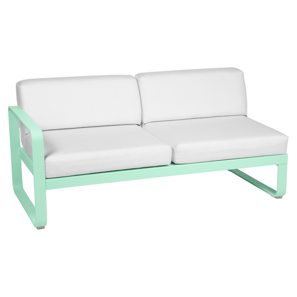 Fermob- Bellevie 2 Seater Left Module - Off White Cushions