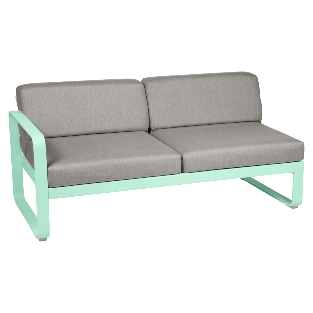 Fermob- Bellevie 2 Seater Left Module - Grey Taupe Cushions