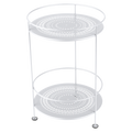 Fermob- Guinguette Collection Side Table with Perforated Double Top