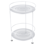 Fermob- Guinguette Collection Side Table with Perforated Double Top