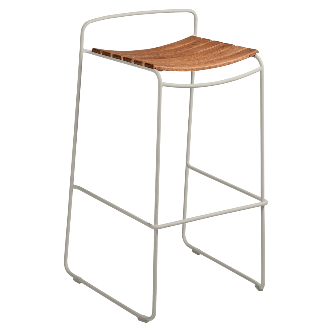 Fermob- Surprising Teak Bar Stool