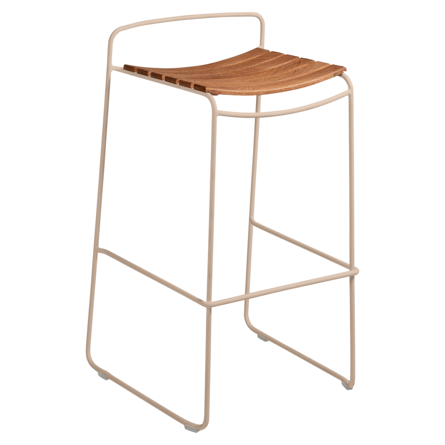 Fermob- Surprising Teak Bar Stool