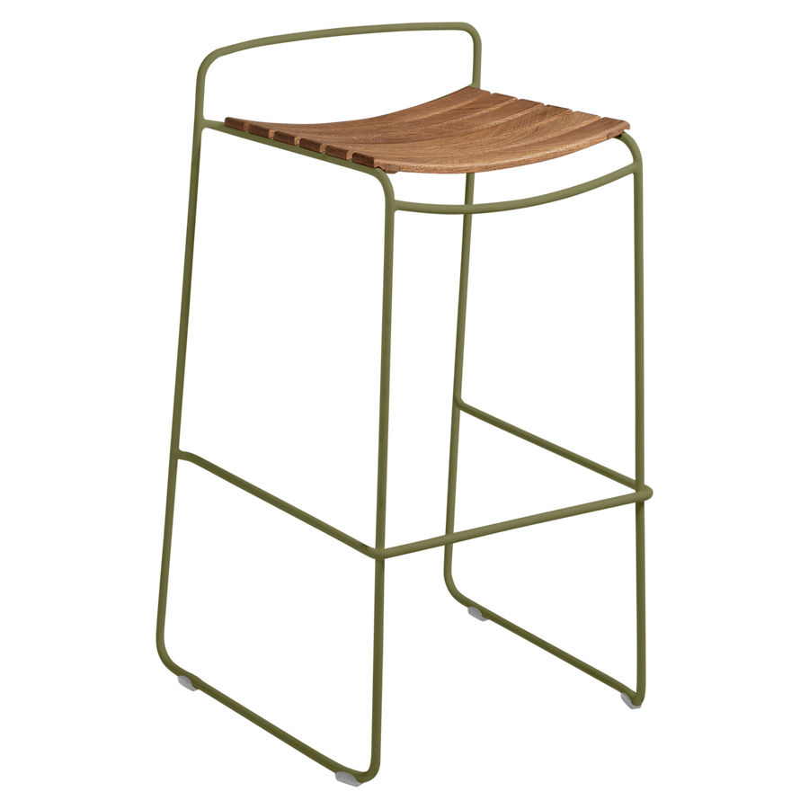 Fermob- Surprising Teak Bar Stool