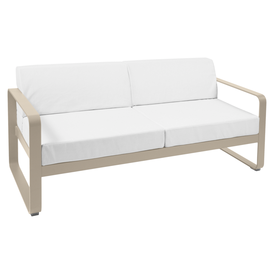 Fermob- Bellevie 2 Seater Sofa  - Off White Cushions