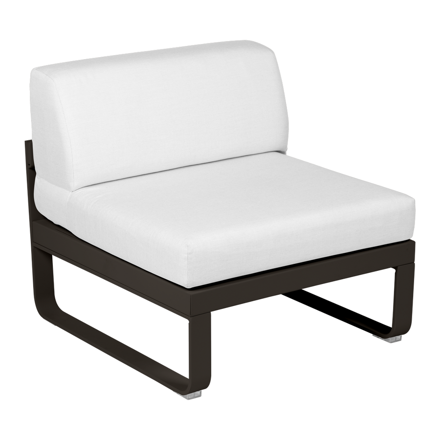 Fermob- Bellevie 1 Seater Central Module - Off White Cushions