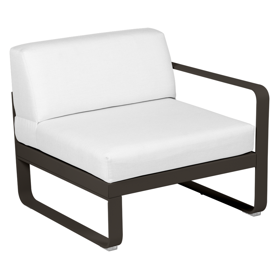 Fermob- Bellevie 1 Seater Right Module - Off White Cushions