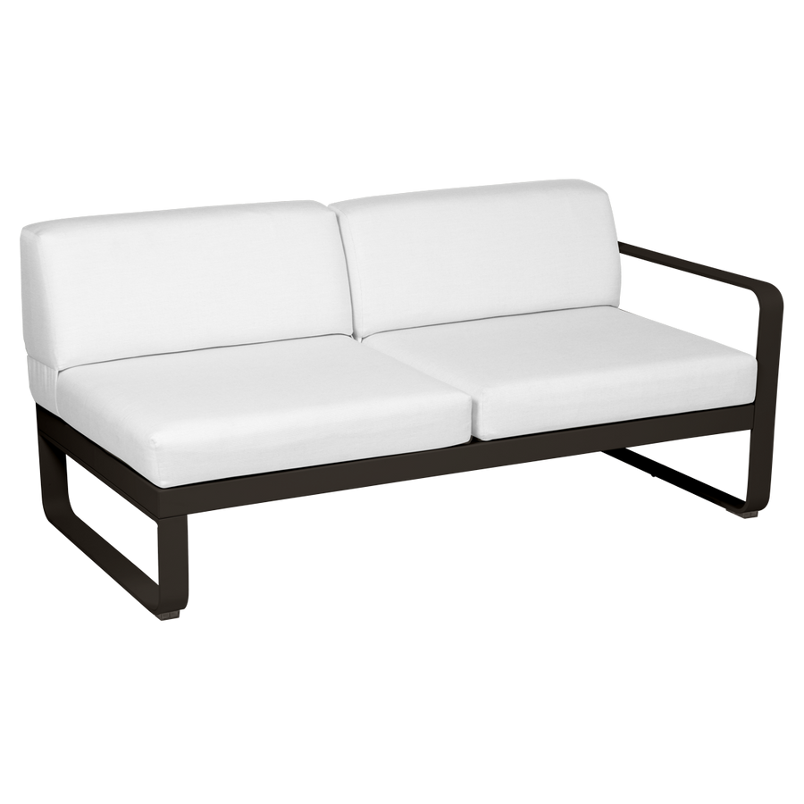 Fermob- Bellevie 2 Seater Right Module - Off White Cushions