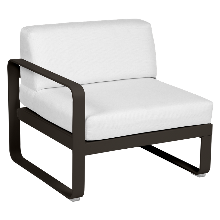 Fermob- Bellevie 1 Seater Left Module - Off White Cushions
