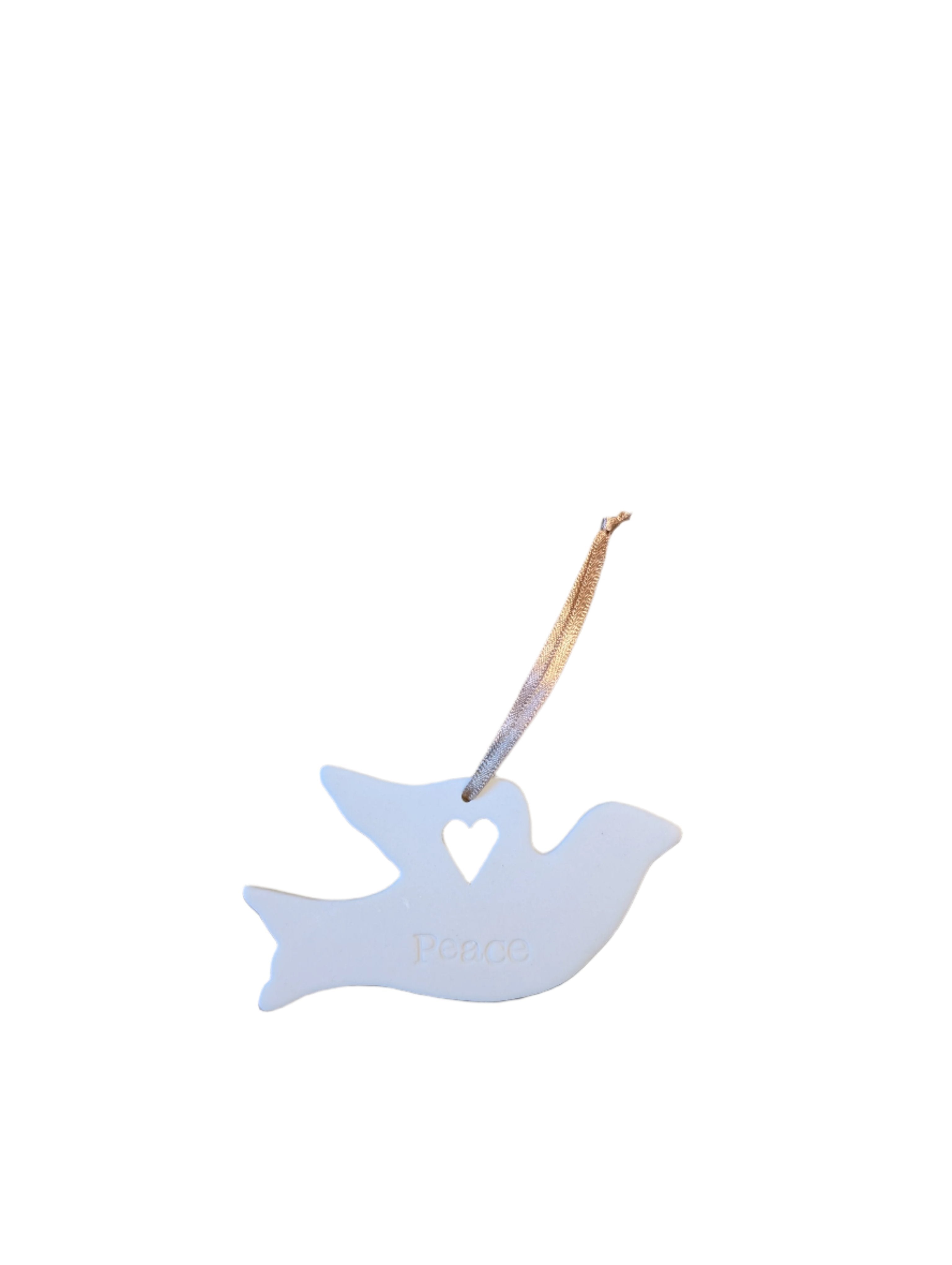 Angel Ceramics Dove Peace Open Heart