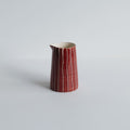Musango - Creamer Jug Sgrafitto Stripe | Paprika