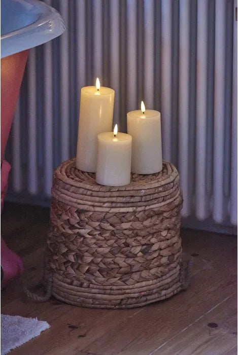 Lightstyle London LED Pillar Candles 7.5cm | set of 3