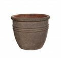 The Pot Company - 3 Banded Old Ironstone Flower Pot 700mm X 600mm