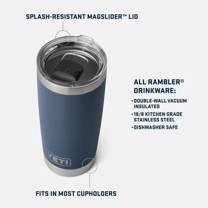Yeti - Rambler 20 oz Tumbler | Olive + King Crab