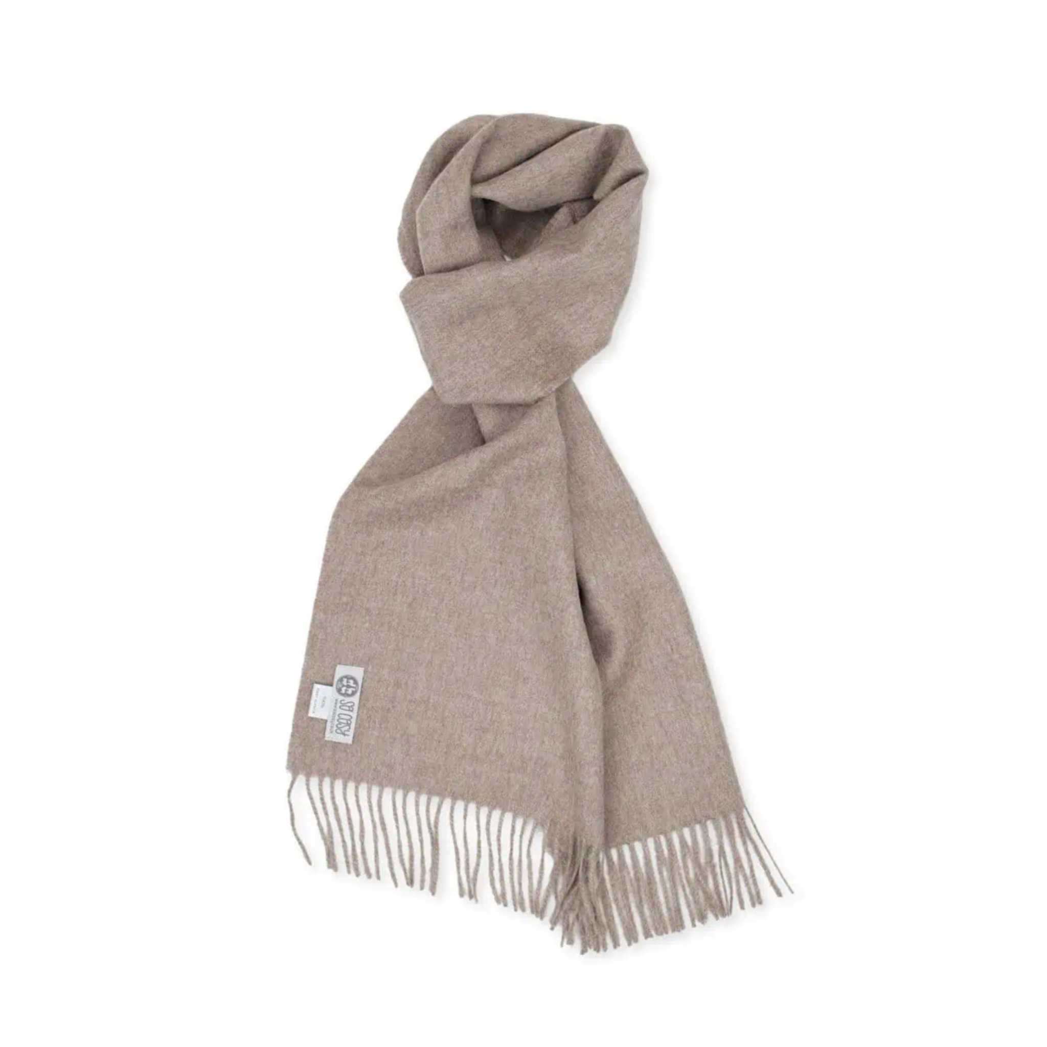 So Cosy - Toni Baby Alpaca Wool Scarf / Café au Lait
