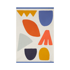 Sophie Home - Cotton Knit Baby Blanket / Shapes Multi