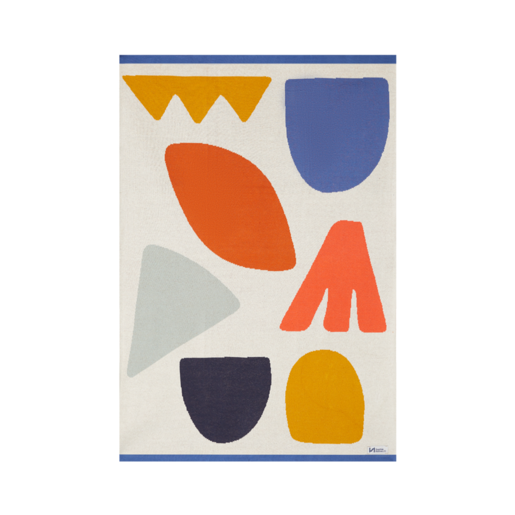 Sophie Home - Cotton Knit Baby Blanket / Shapes Multi