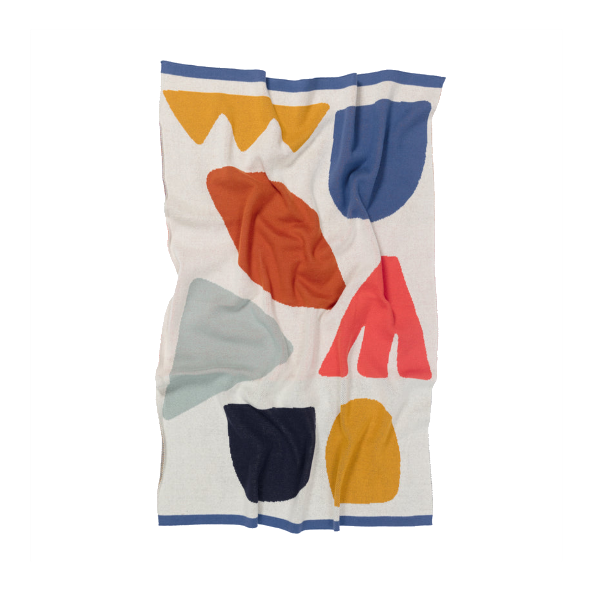 Sophie Home - Cotton Knit Baby Blanket / Shapes Multi
