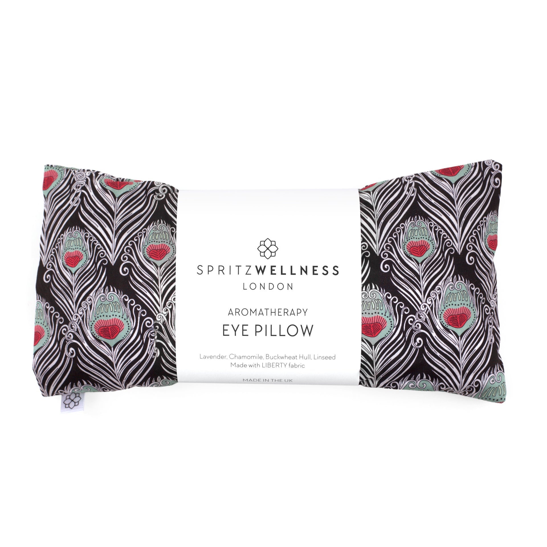 Spritz Wellness - Aromatherapy Liberty Print Eye Pillow / Hera Caesar Black