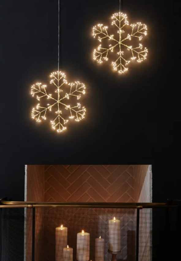 Lightstyle London - Snowflake 40cm (Champagne)