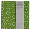 Cambridge Imprint Square Notebook Pear Halves Green