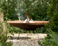 The Pot Company Corten Steel Curved Fire Pit / 80cm