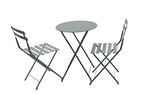 Fermob Bistro Set - Lapilli Grey- 60cm Table and 2 Chairs