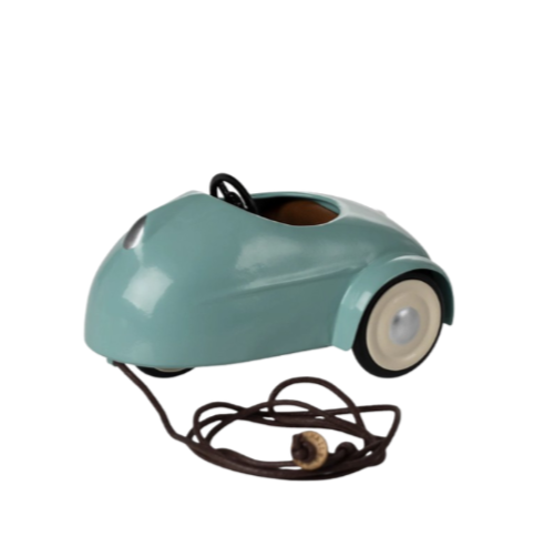 Maileg - Car, Mouse / Light Blue