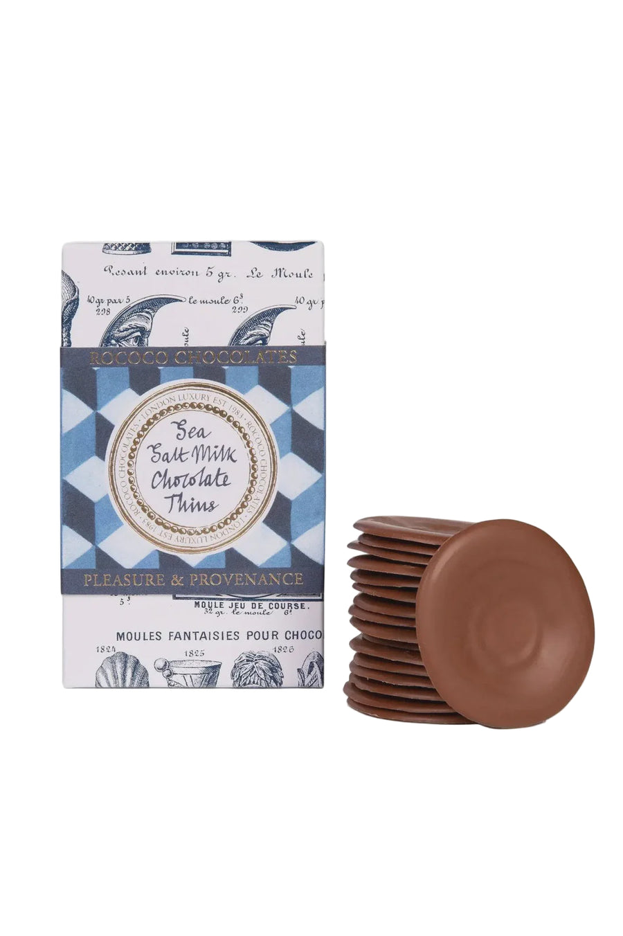 Rococo Milk Chocolate with Sea Salt Wafer Thins