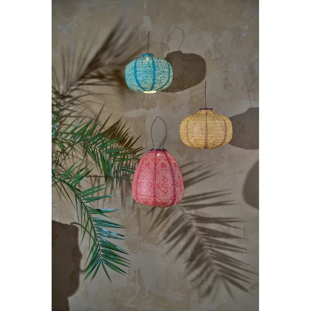 Lightstyle London - Solar Lantern - Yellow Pumpkin