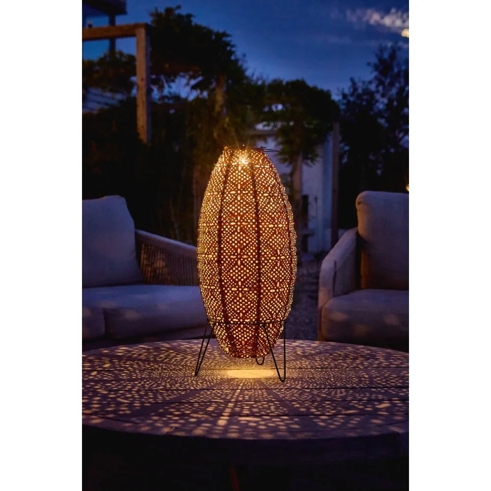 Lightstyle London  - Solar Lantern - Brown Oval