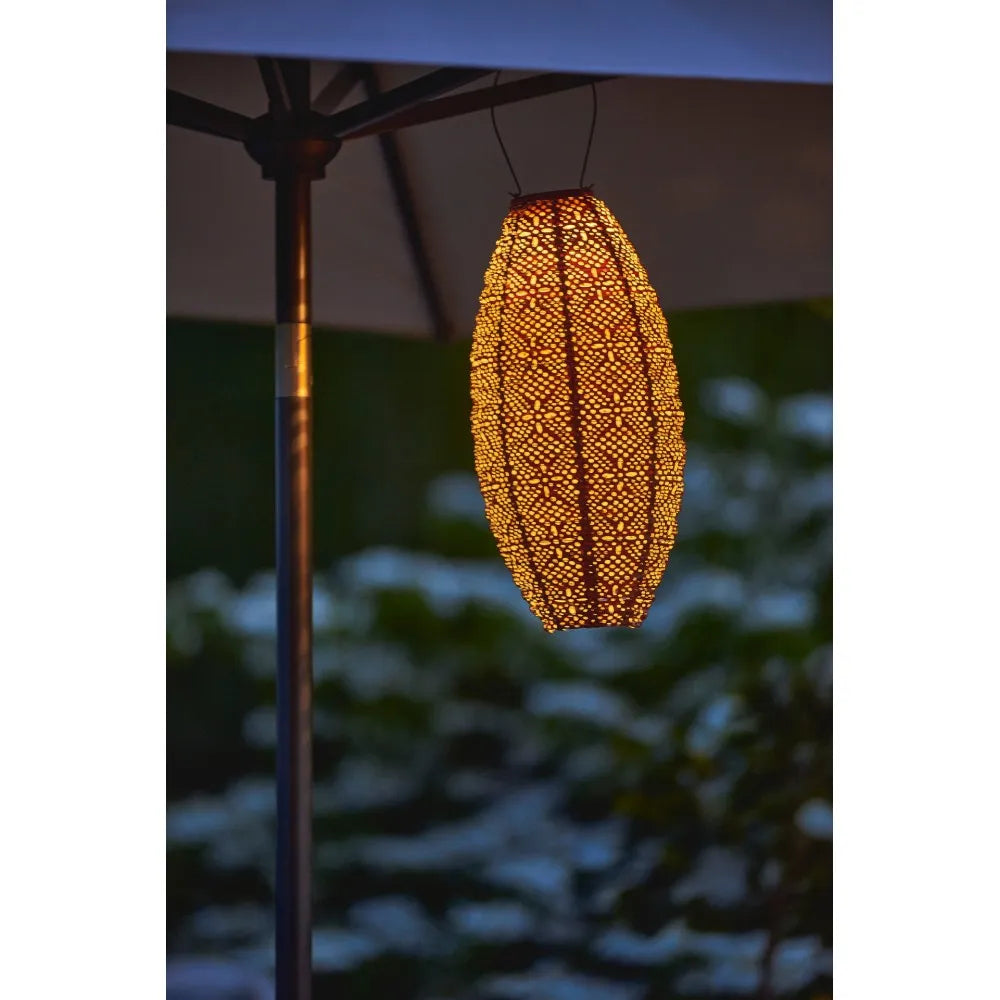Lightstyle London  - Solar Lantern - Brown Oval