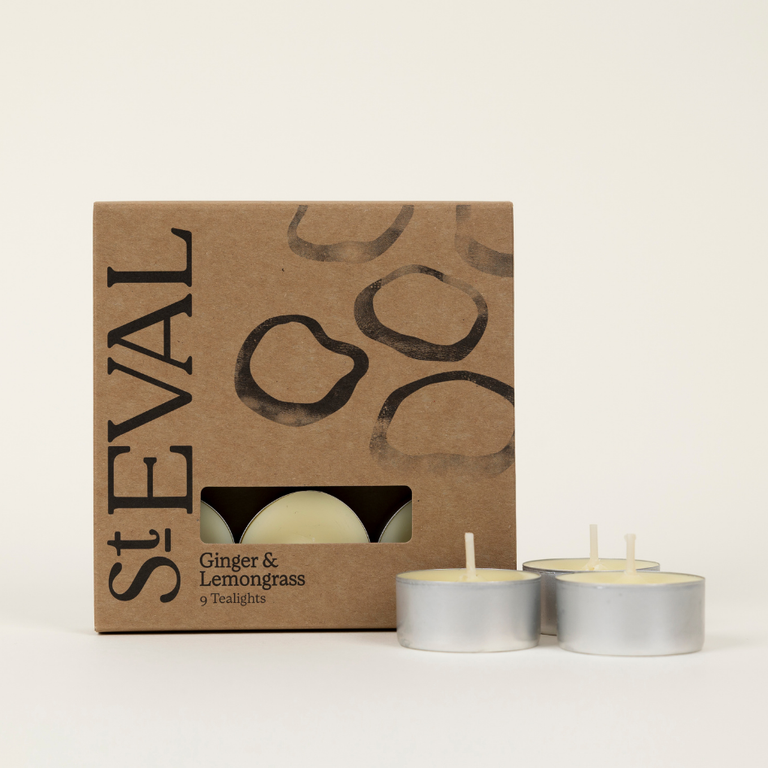 St. Eval - Tealight 9 Pack / Ginger and Lemongrass