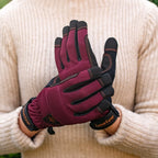 Feverfew- Women's Gardening Gloves/ Plum