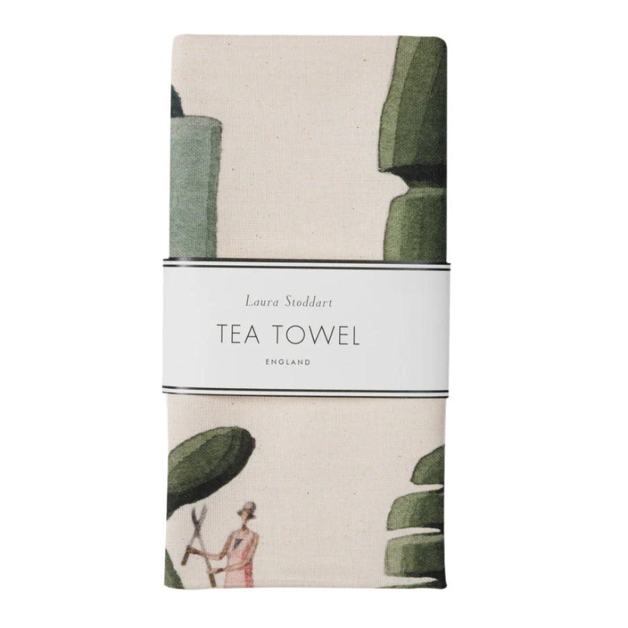Laura Stoddart - Tea Towel "Top Topiary"