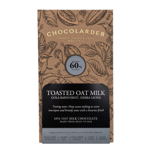Chocolarder - 60% Gola Toasted Oat Milk Chocolate Bar