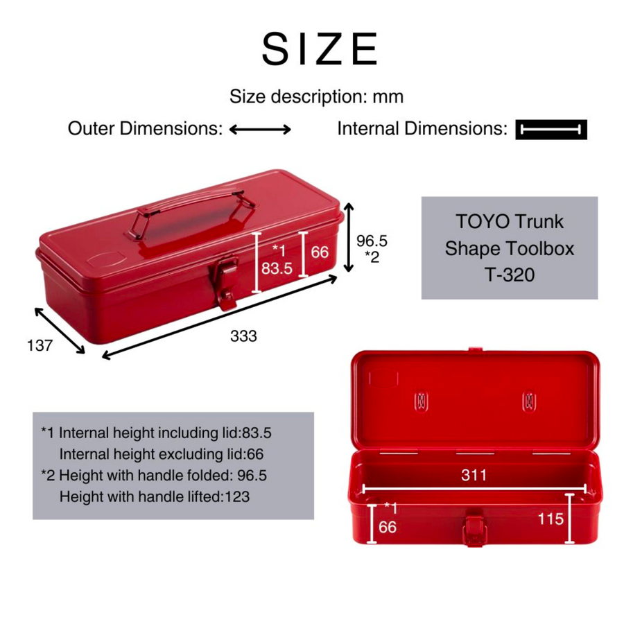 Toyo - Trunk Shape Toolbox T-320 - Titanium