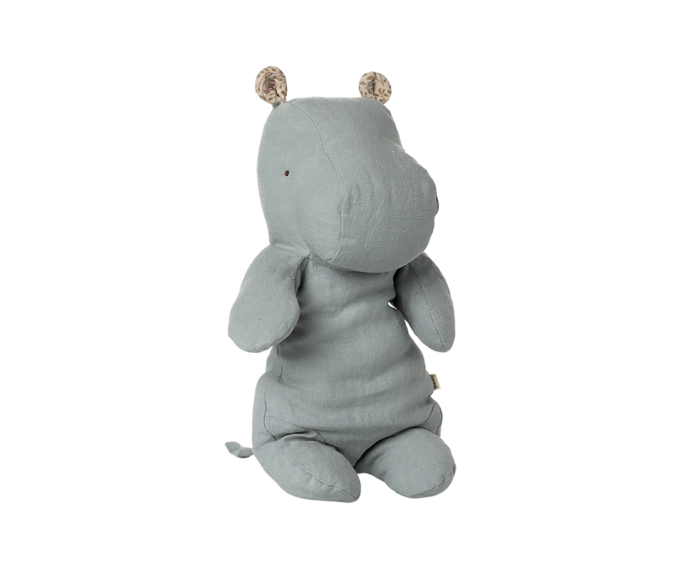 Maileg - Hippo, Medium / Blue Grey