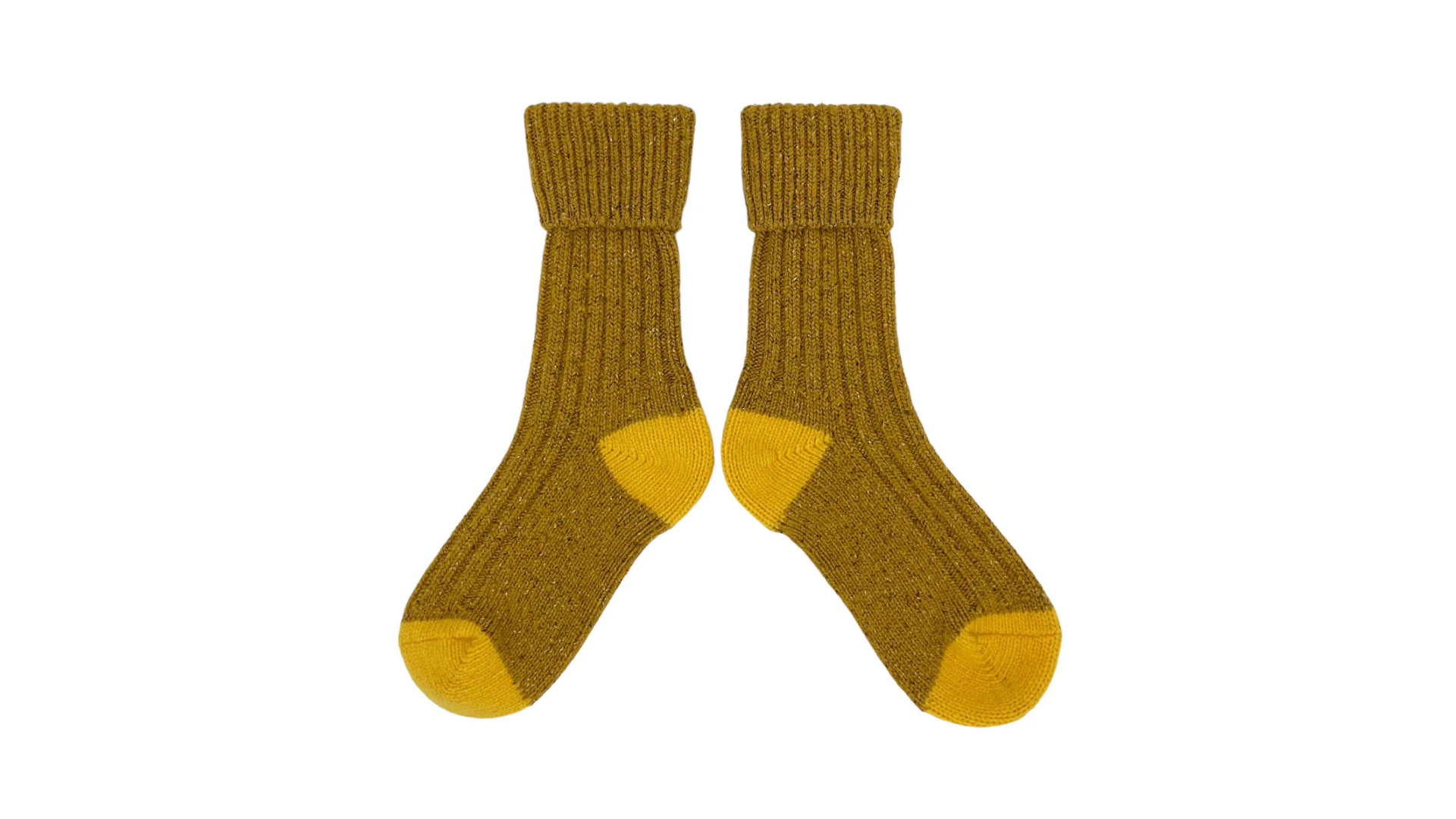 Catherine Tough Lambswool & Silk Mustard and Yellow Size 4-7 UK