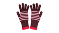 Catherine Tough Lambswool Gloves Bordeaux/Dusty Pink One Size