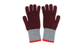 Catherine Tough Lambswool Men's Gloves Red/Grey One  Size