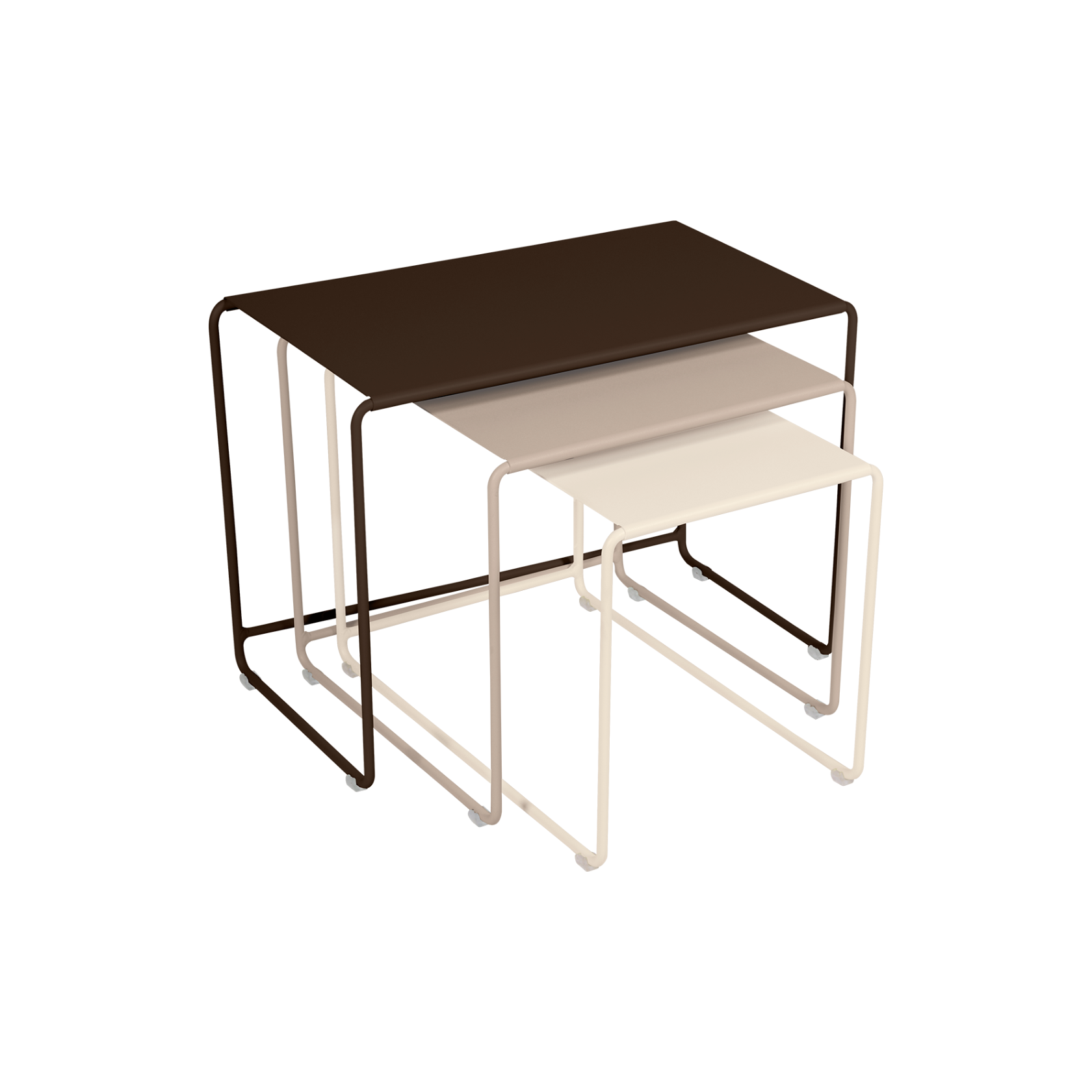 Fermob - Oulala Set of 3 Nesting Low Tables