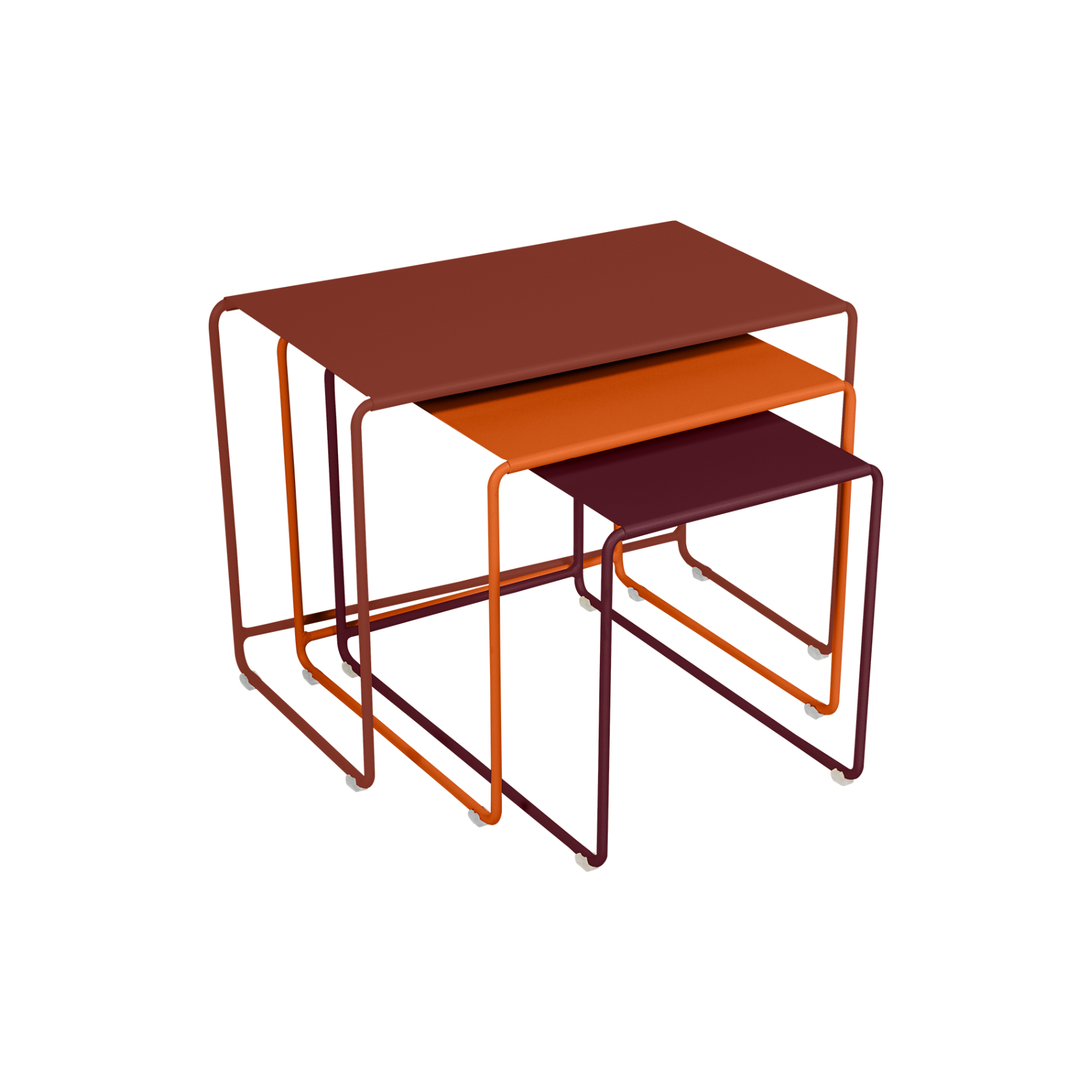 Fermob - Oulala Set of 3 Nesting Low Tables