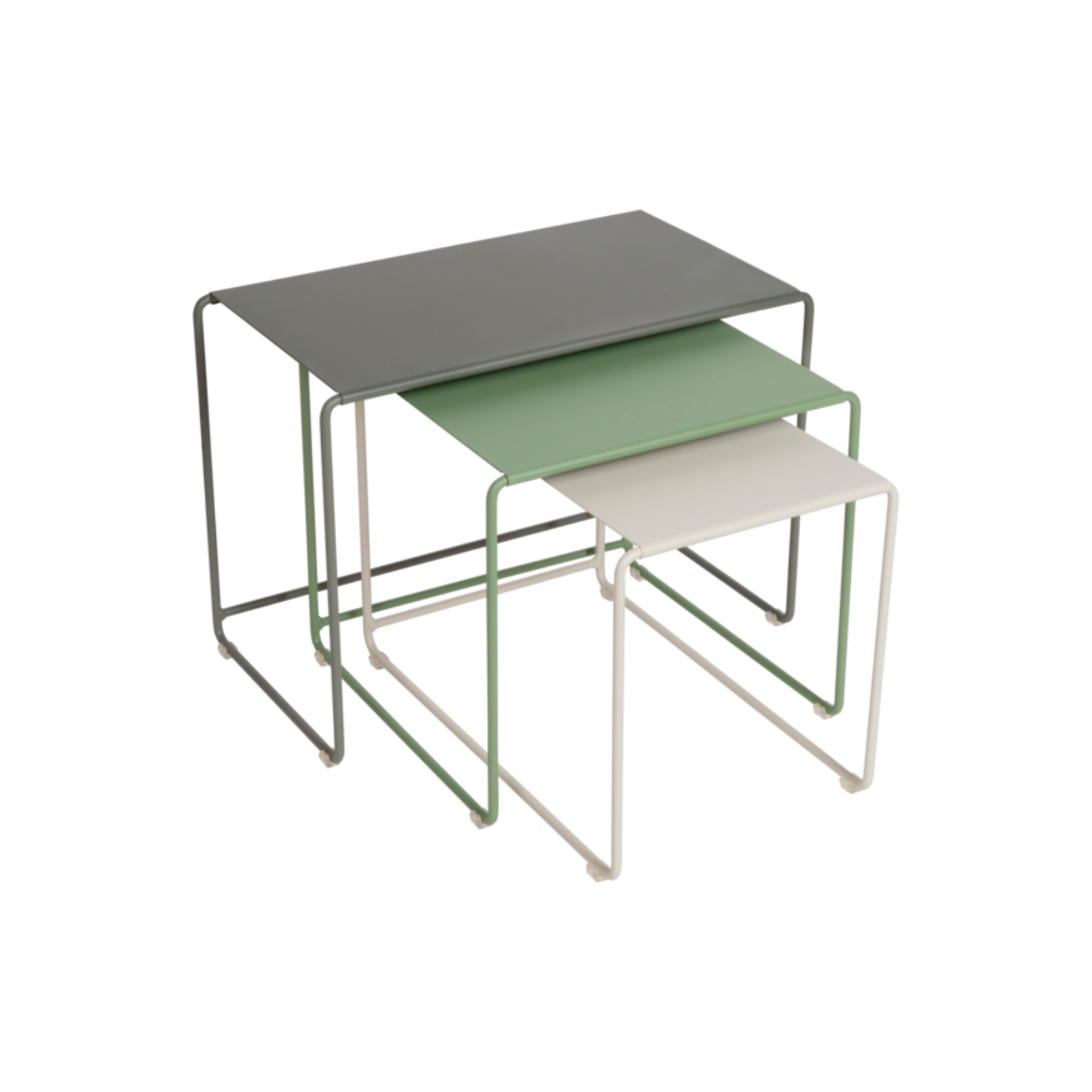 Fermob - Oulala Set of 3 Nesting Low Tables
