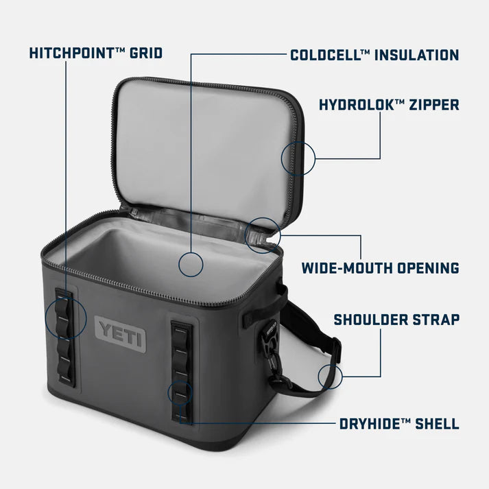 Yeti - Hopper Flip 18 Soft Cool Bag / Olive + King Crab