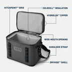 Yeti - Hopper Flip 18 Soft Cool Bag / Olive + King Crab