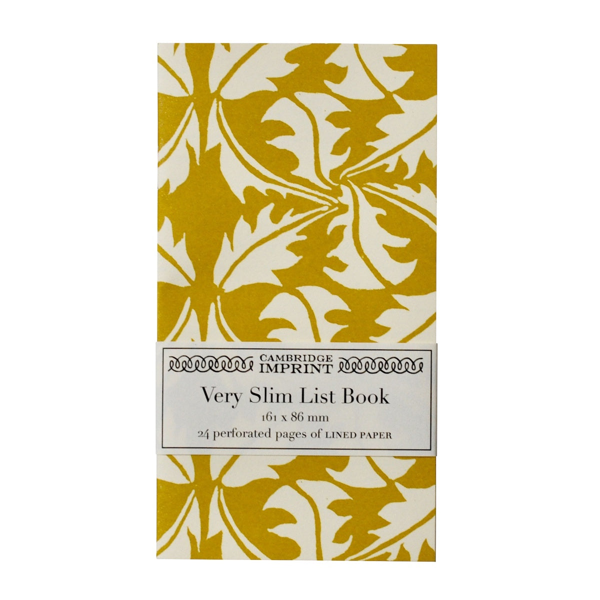 Cambridge Imprint - Very Slim List Book / Dandelion Turmeric