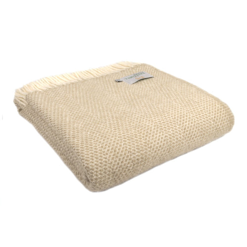 Tweedmill Textiles - Beehive Throw / Oatmeal