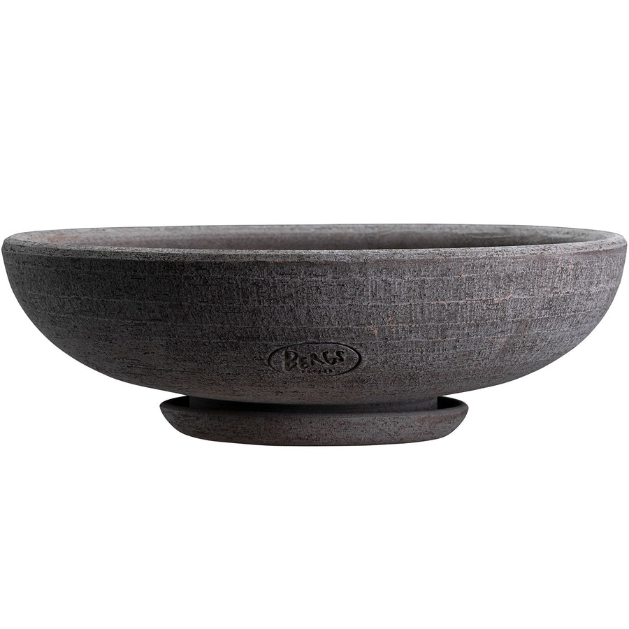 Bergs- Ada Bowl & Saucer/ Raw Nordic Grey 30cm