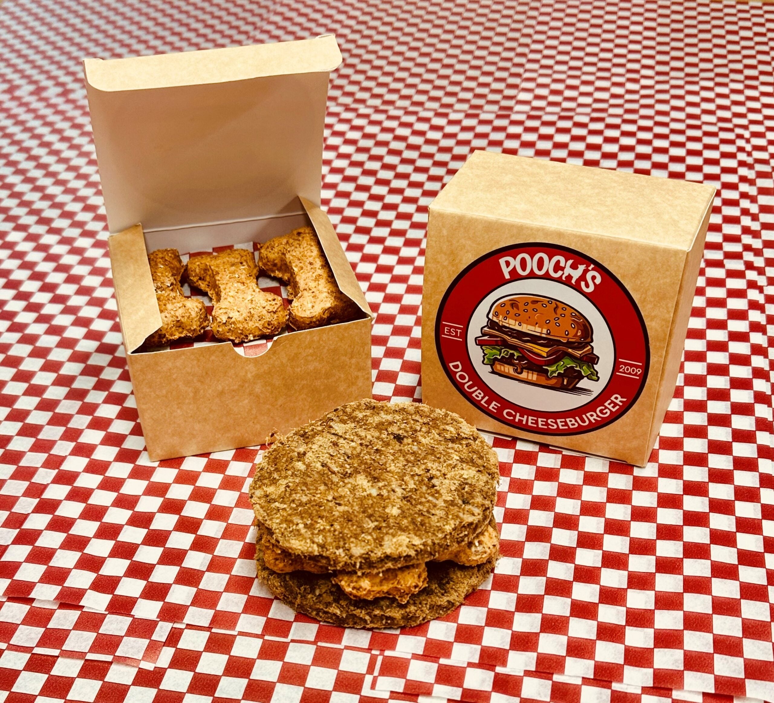 Pooch's Double Cheese Burger